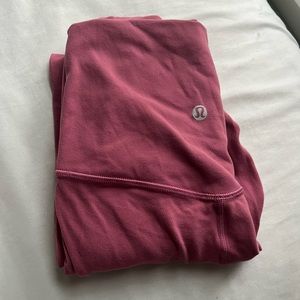 mauve/ purple lululemon align leggings size 2 and 25in